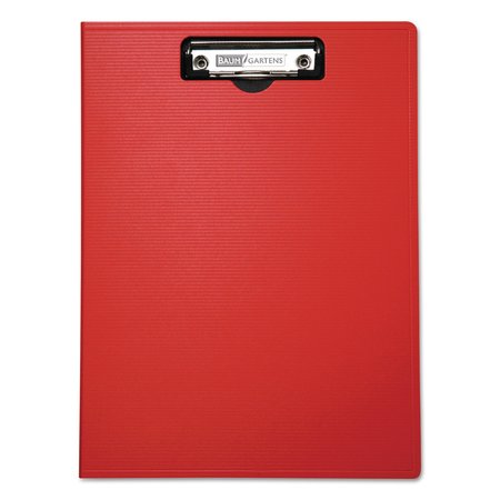 Baumgartens 9" x 12" Portfolio Clipboard, 1/2" capacity, Red 61632